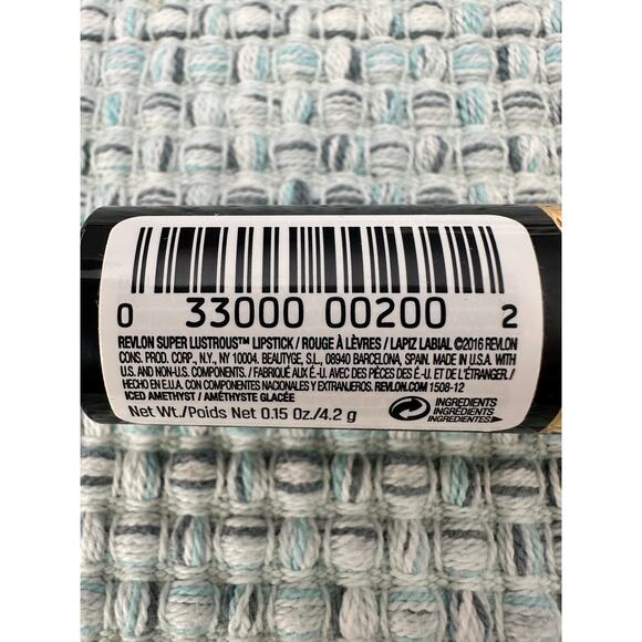 Revlon Super Lustrous Pearl Lipstick Iced Amethyst 625 New - Picture 4 of 4